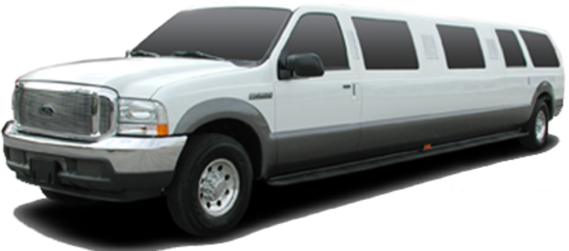 Cropped Ford Excursion Limousine 1 - Stretch Suv Ford Excursion (2000x1200), Png Download