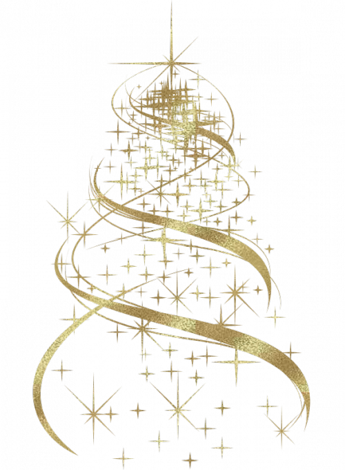 Pin By R Artis On Christmas In 2018 - Gold Christmas Tree Transparent Background (500x680), Png Download