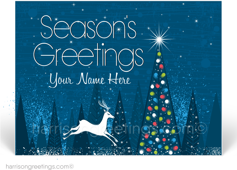Modern Blue Happy Holiday Postcards - Royal Nature Schubladen Tee-adventskalender (810x648), Png Download