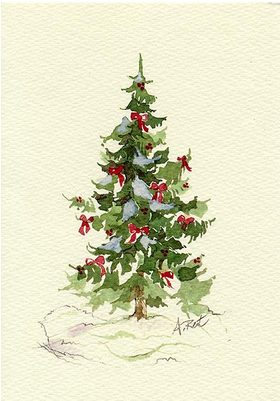 Water Colors - Christmas Ornament (400x400), Png Download