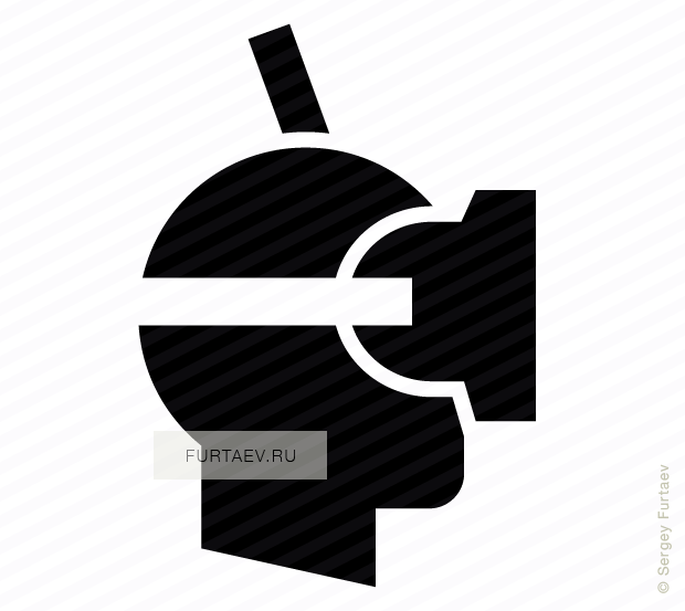 Vector Icon Of Male Profile With Mask And Snorkel - Snorkeling Vector (620x553), Png Download