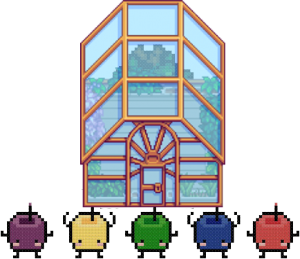 This Mod Adds Junimos That Will Harvest Your Crops - Video Game (434x376), Png Download