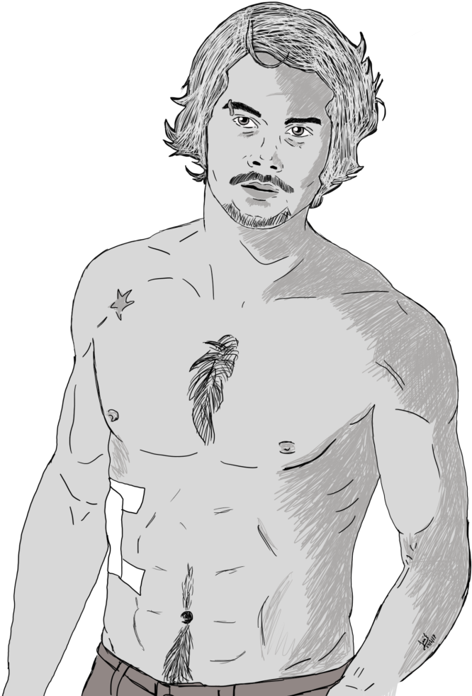 Dylan O'brien Fanart American Assassin - Dylan O Brien Fan Art (819x1024), Png Download