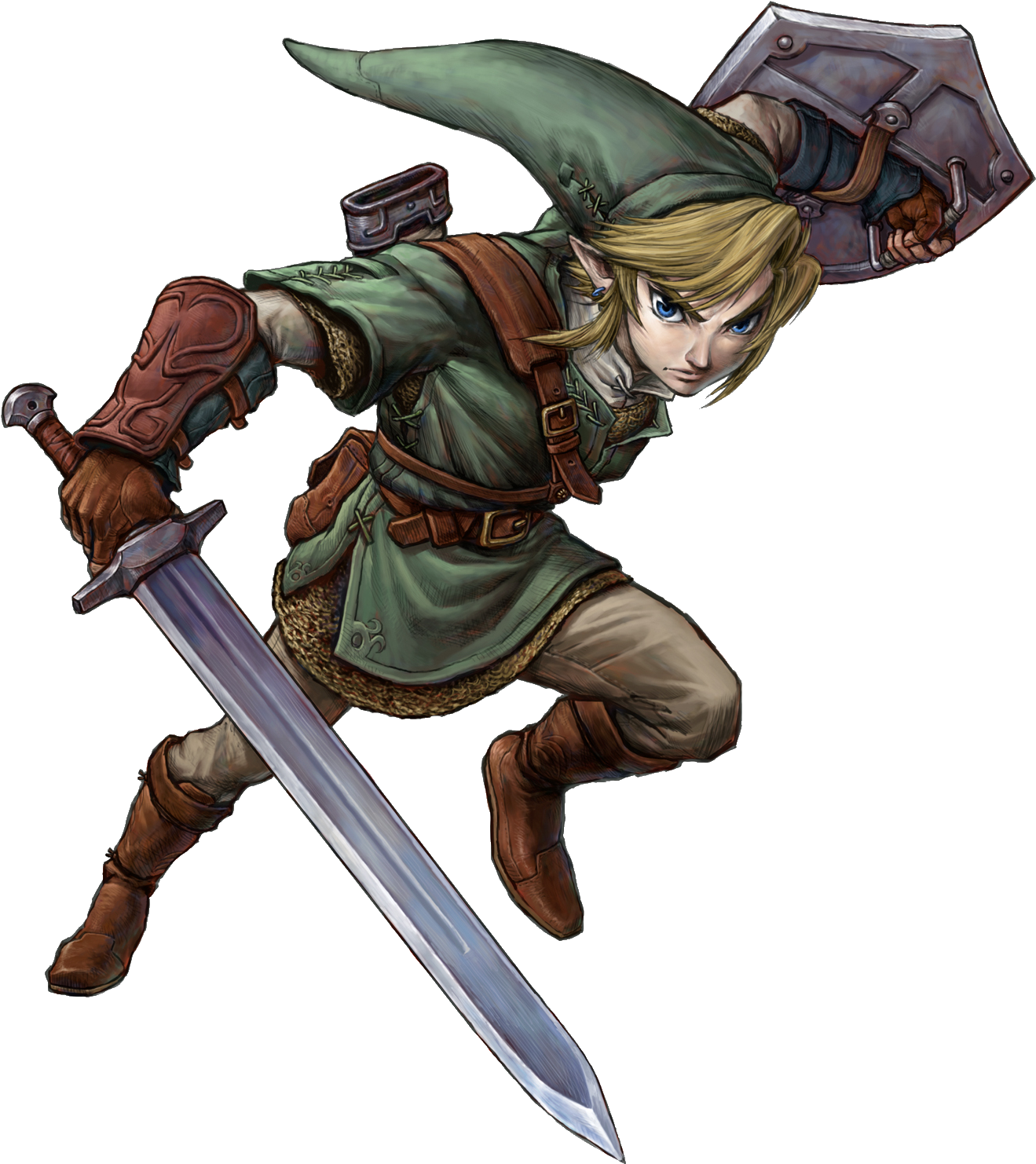 Legend Of Zelda Twilight Princess Hd Link (1335x1493), Png Download