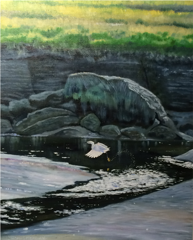 Wing On A Tide By Thomas Merriam Harvest Gold Gallery - Painting (800x800), Png Download