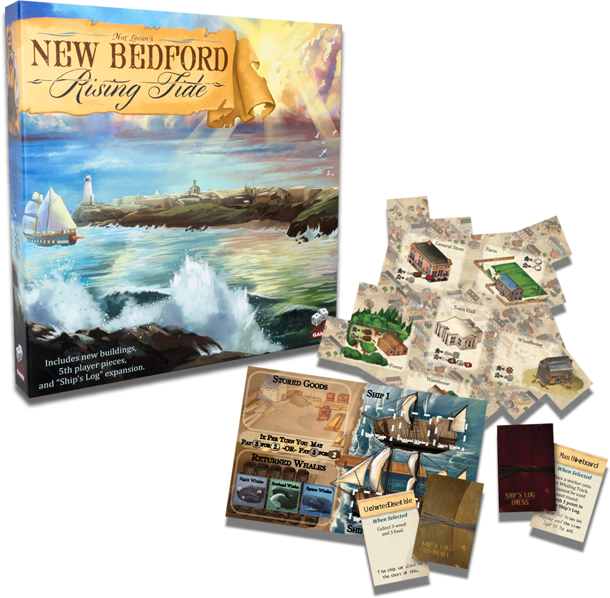 New Bedford - Greater Than Games New Bedford Rising Tide Expansion (1500x1500), Png Download