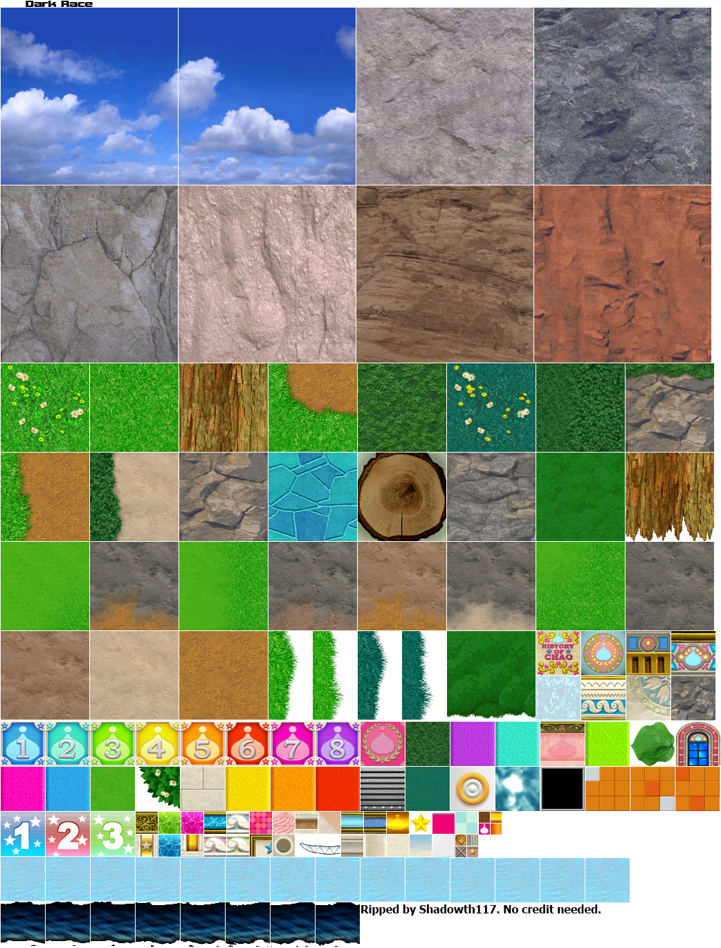 Click For Full Sized Image Dark Race - Sonic Adventure Dreamcast Textures (1042x1370), Png Download
