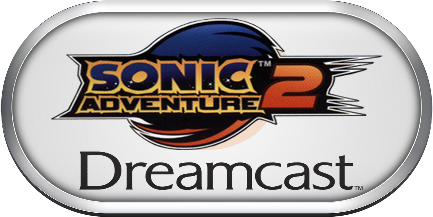 Sega Dreamcast Silver Ring Clear Game Logo Set - Sonic Adventure 2 Battle Logo (1506x756), Png Download