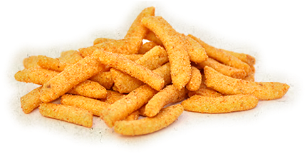 Products Snacks Corn - Hot Cajun Corn Sticks Png (452x400), Png Download