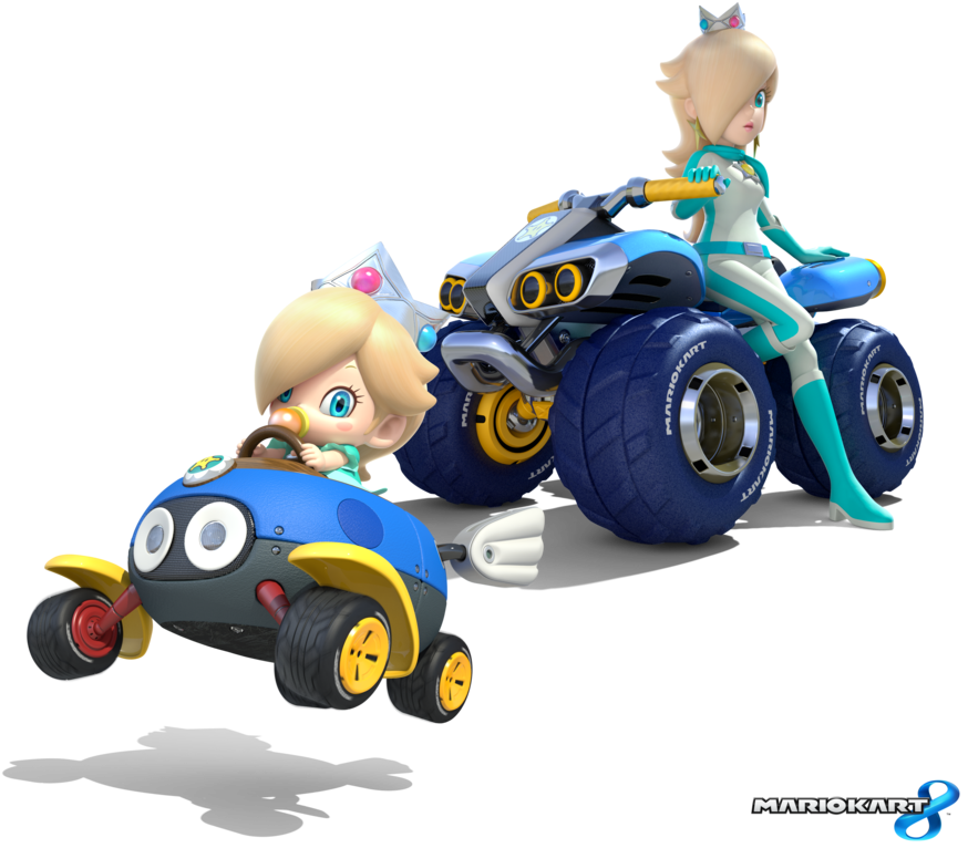 Mario Kart 8 Rosalina Wallpaper - Mario Kart 8 Deluxe Rosalina (937x852), Png Download
