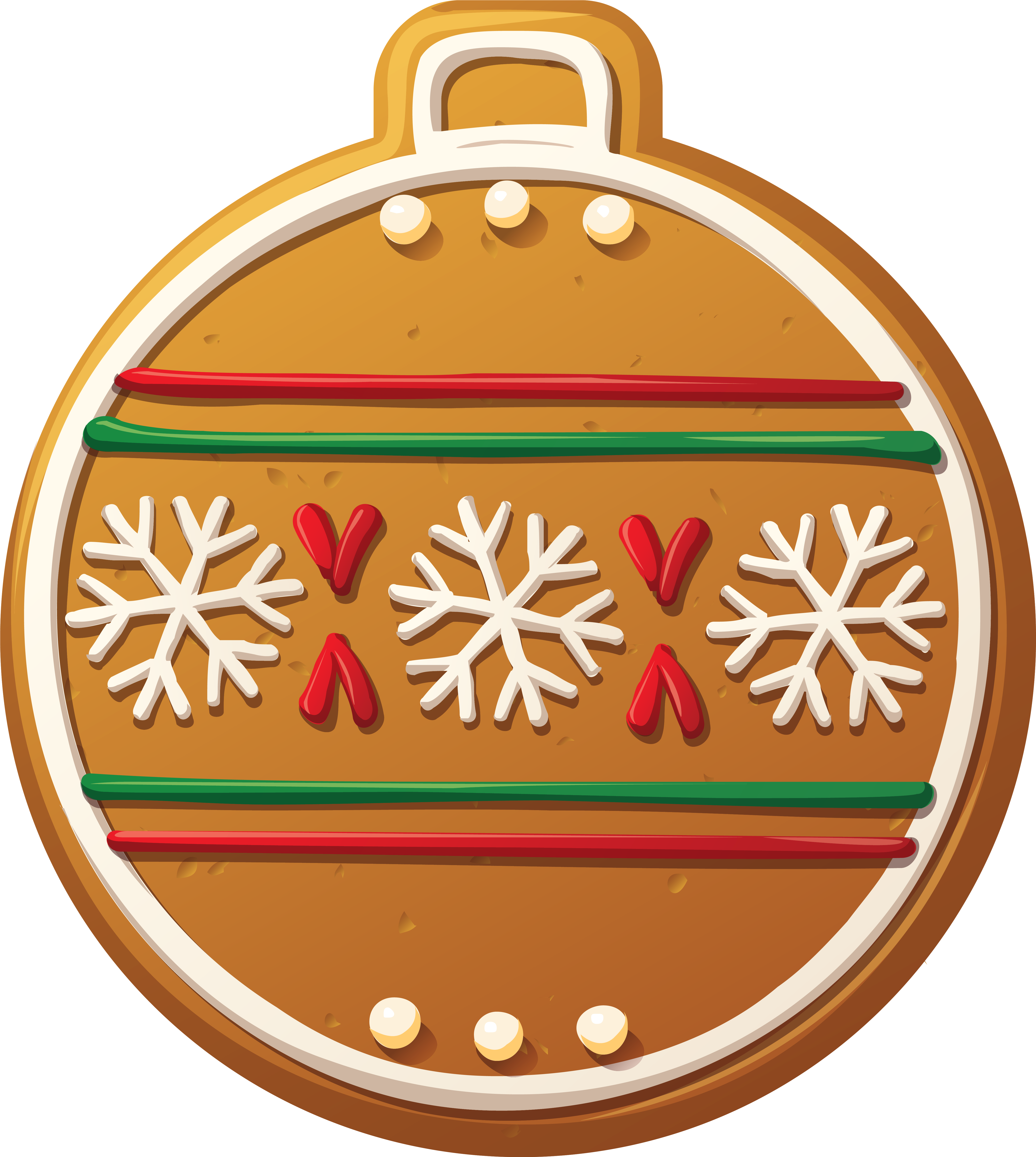 0, - Gingerbread Christmas Ball (538x600), Png Download