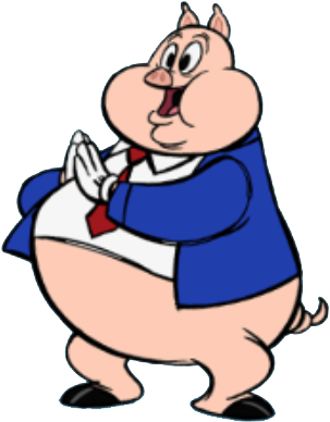 Porky Pig - New Looney Tunes Porky (306x407), Png Download
