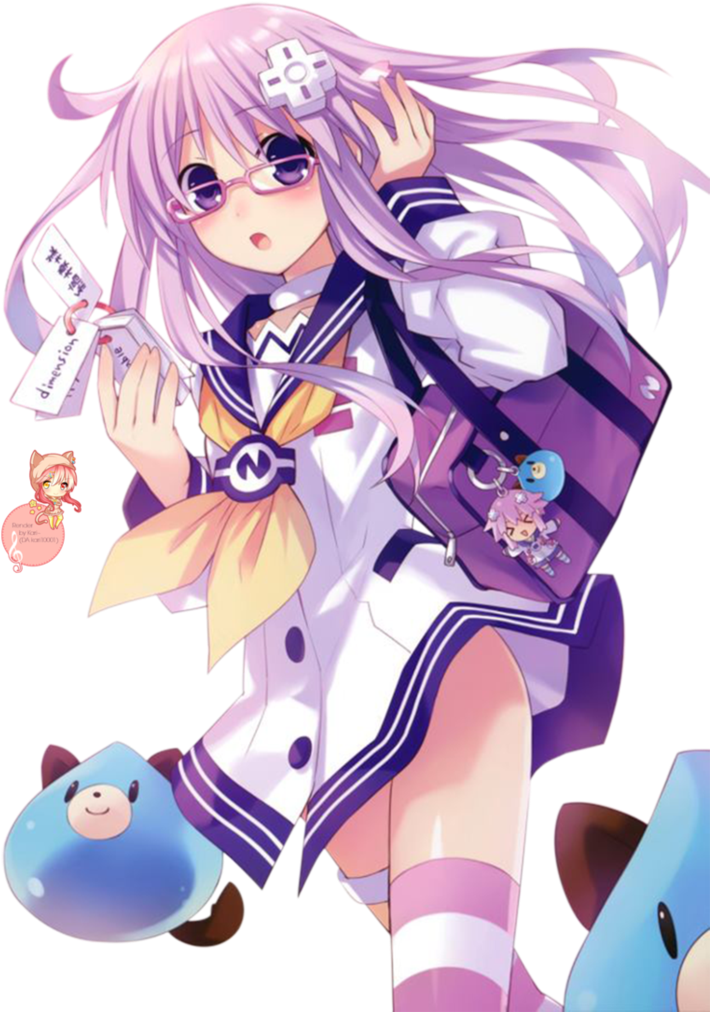 Hyperdimension Neptunia - Hyperdimension Neptunia Nepgear Render (746x1071), Png Download