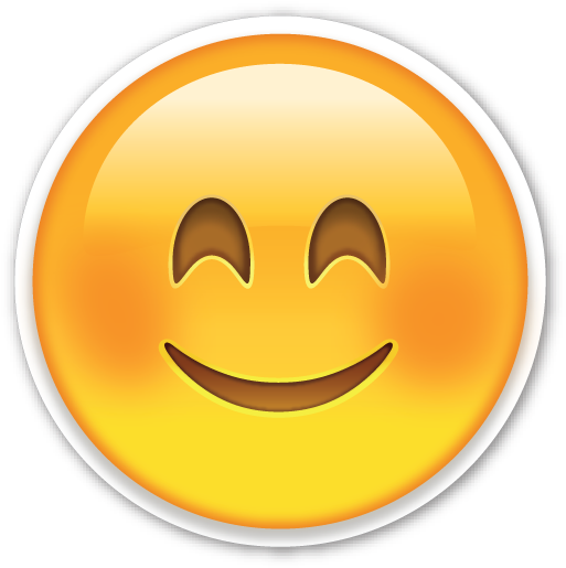 Iphone Emoji Faces Png - Smiley Emoji Transparent (530x530), Png Download