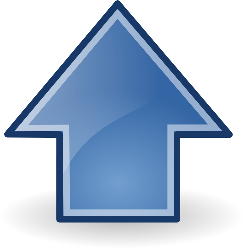 Up Arrow Png - Arrow Up Png Blue (800x800), Png Download