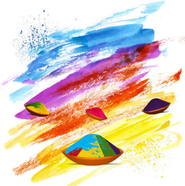 Colors Free Graphic Resources Daily Colorsholi - Holi (640x640), Png Download