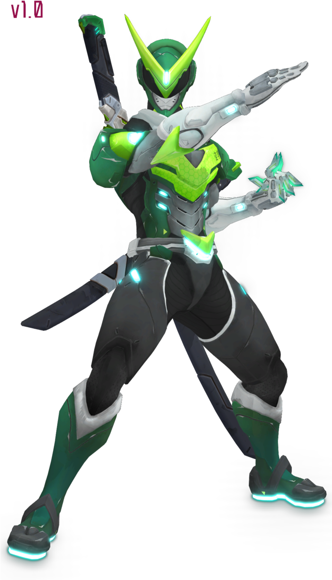 Genji Download By Togekisspika35 - Genji Sentai Skin Png (670x1191), Png Download