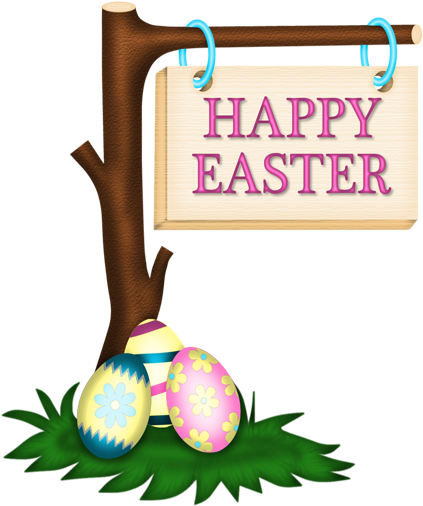 Happy Easter Sign Png Clipart Picture - San Diego Coastkeeper (478x546), Png Download