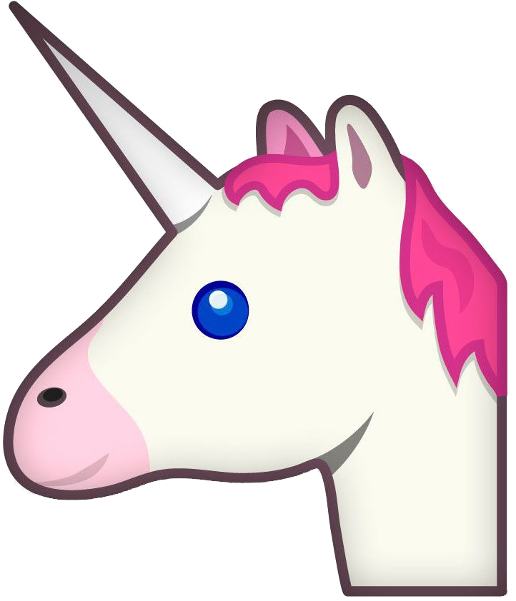 Unicorn Emoji No Background (746x900), Png Download