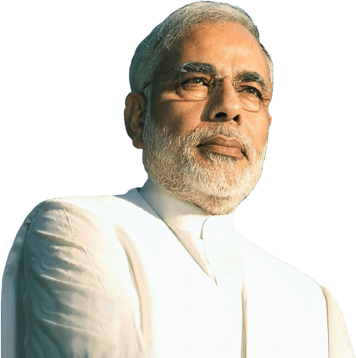 Narendra Modi White Sideview - Political Leaders Of India (728x733), Png Download