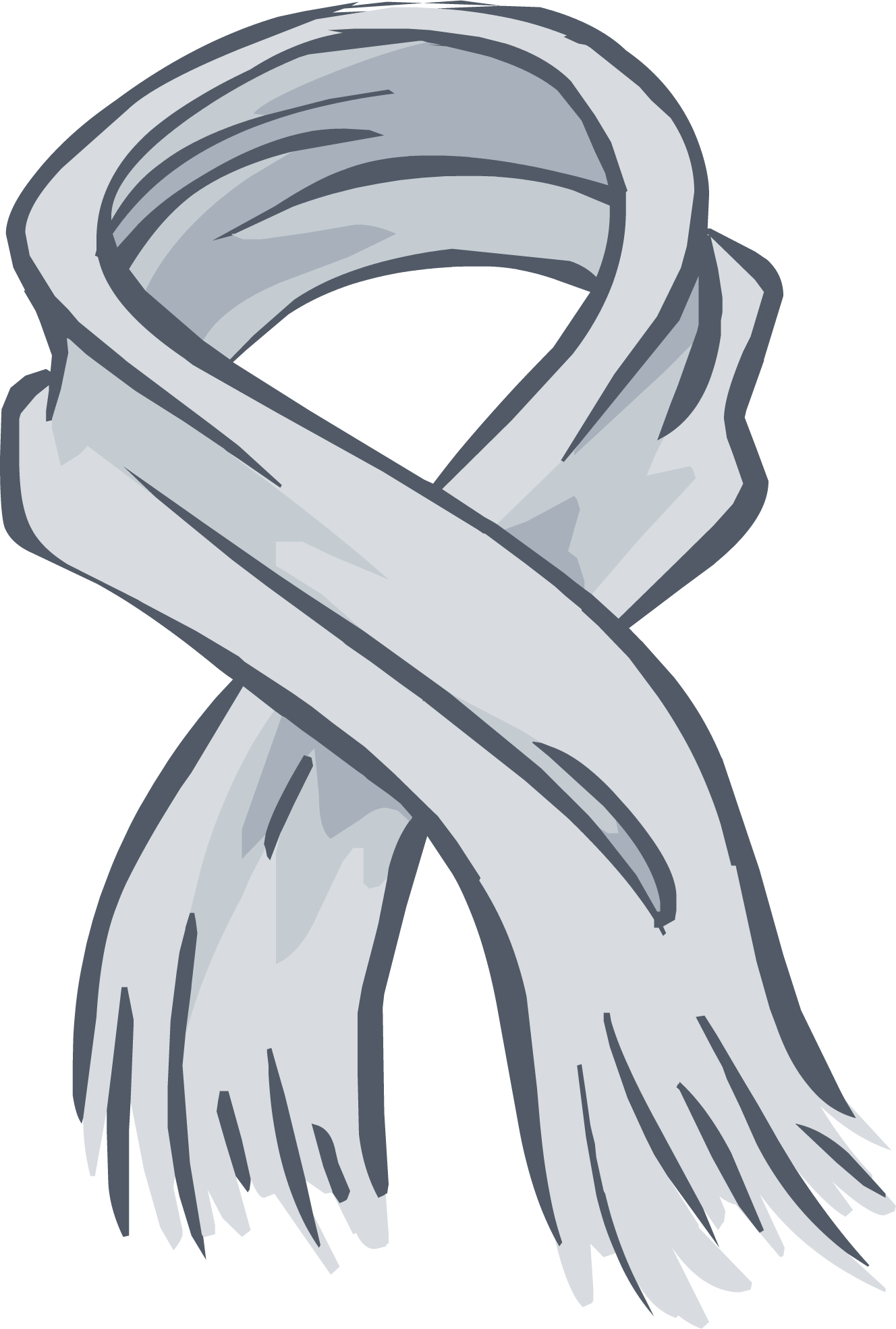 Heather Grey Scarf - Scarf Png (1328x1969), Png Download