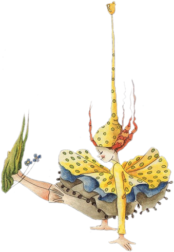 Whimsical - Watercolor Painting (340x500), Png Download