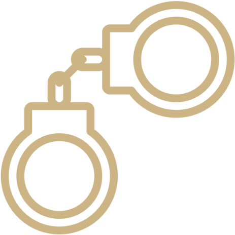 Icon-handcuffs - Circle (1000x493), Png Download