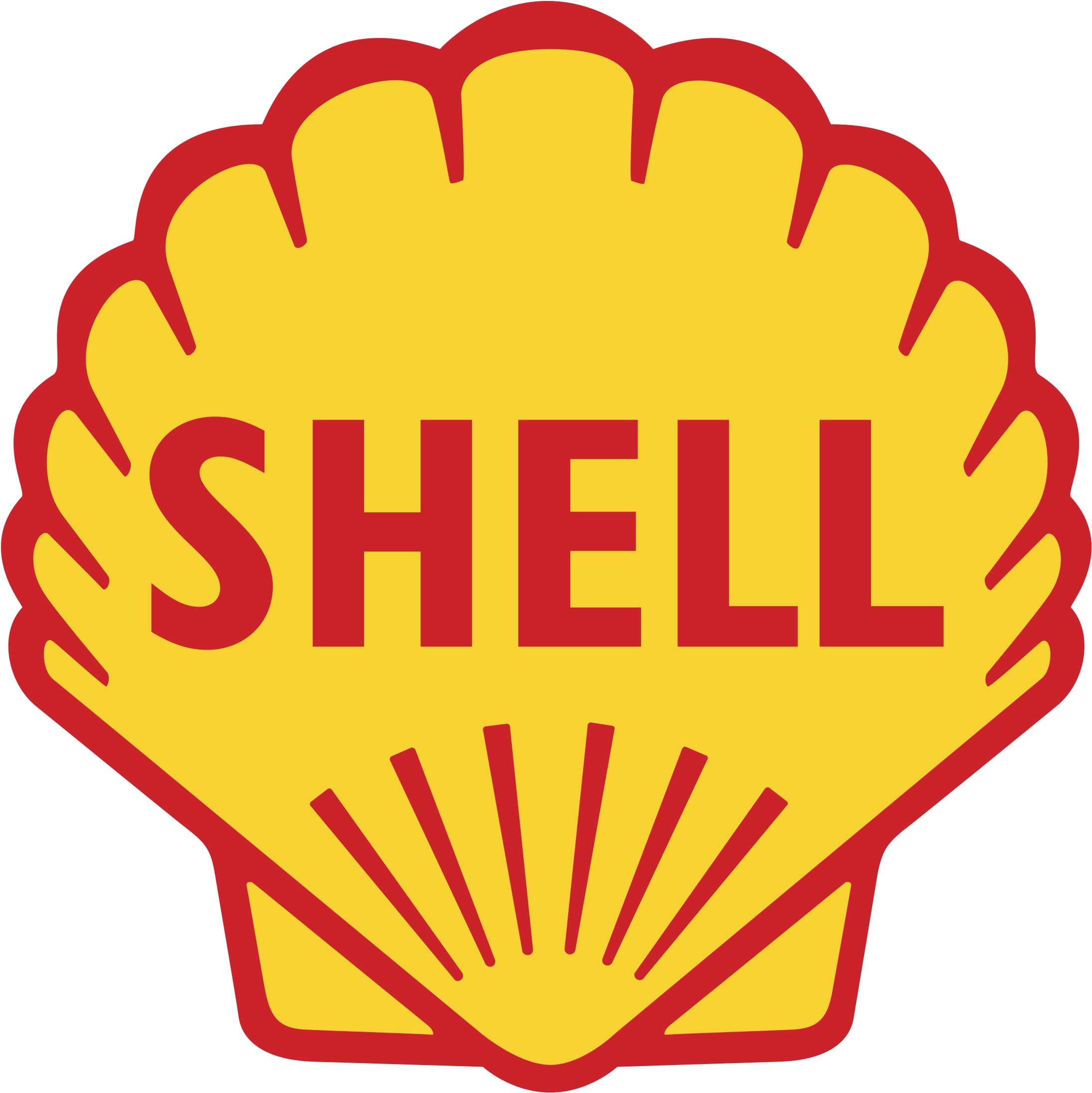 Logo Png Transparent Svg Freebie Supply - Old Shell Logo (2400x2400), Png Download