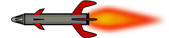 Missile Clip Art - Clip Art (600x204), Png Download