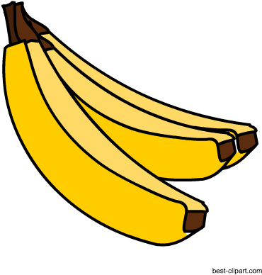 Free Bananas Clip Art - Banana (450x450), Png Download