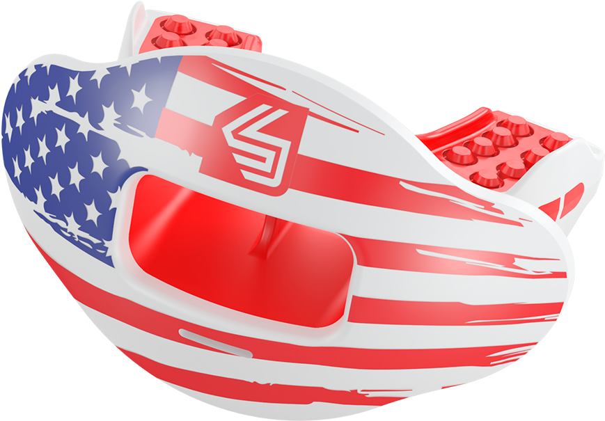 Usa Flag Max Airflow Football Mouthguard - Football Mouthguards (1000x1000), Png Download