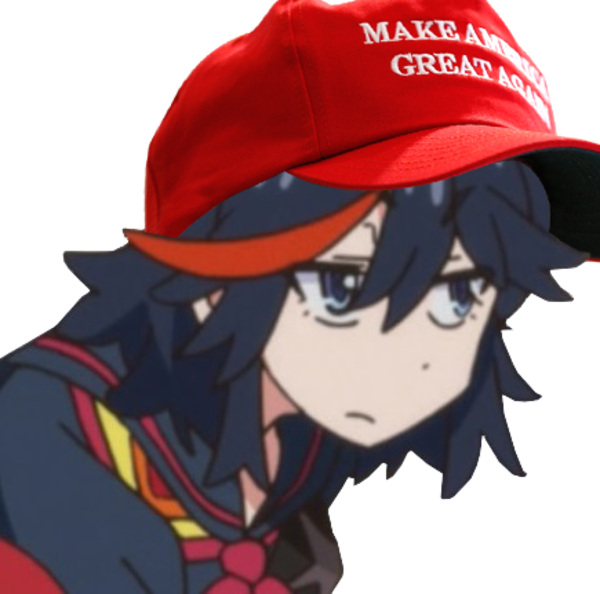 Ryuko Make America Great Again (600x594), Png Download