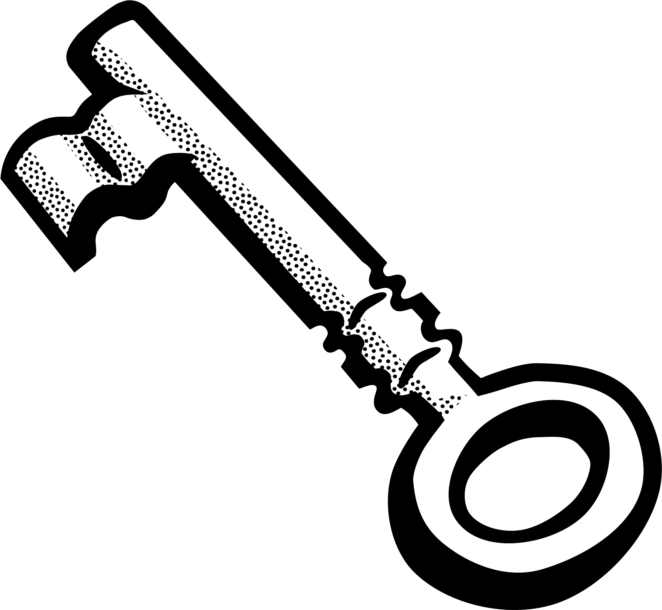 Key Lineart Big Image Png - Black And White Images Of Key (2400x2323), Png Download