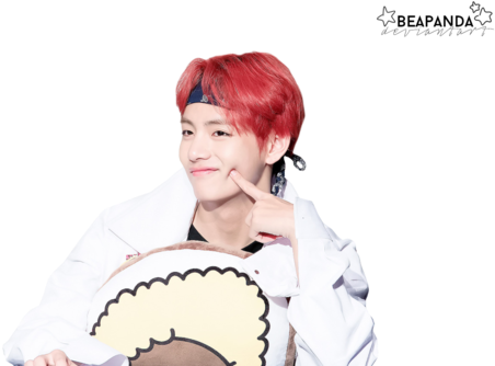 Taehyung Png And Bts Png Image - V (500x333), Png Download
