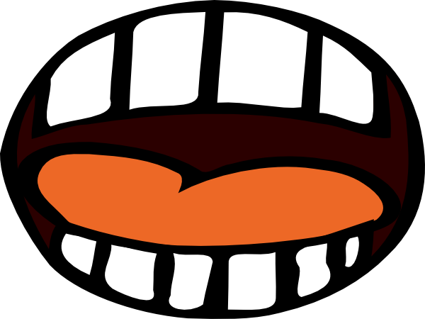 Download Cartoon Mouth Orange Tongue - Scared Mouth Clipart PNG Image with  No Background - PNGkey.com