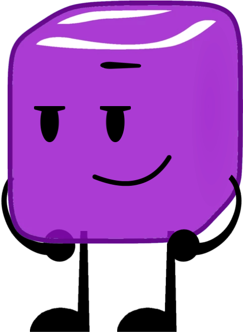 Cube Clipart Violet - Ice Cube (549x660), Png Download