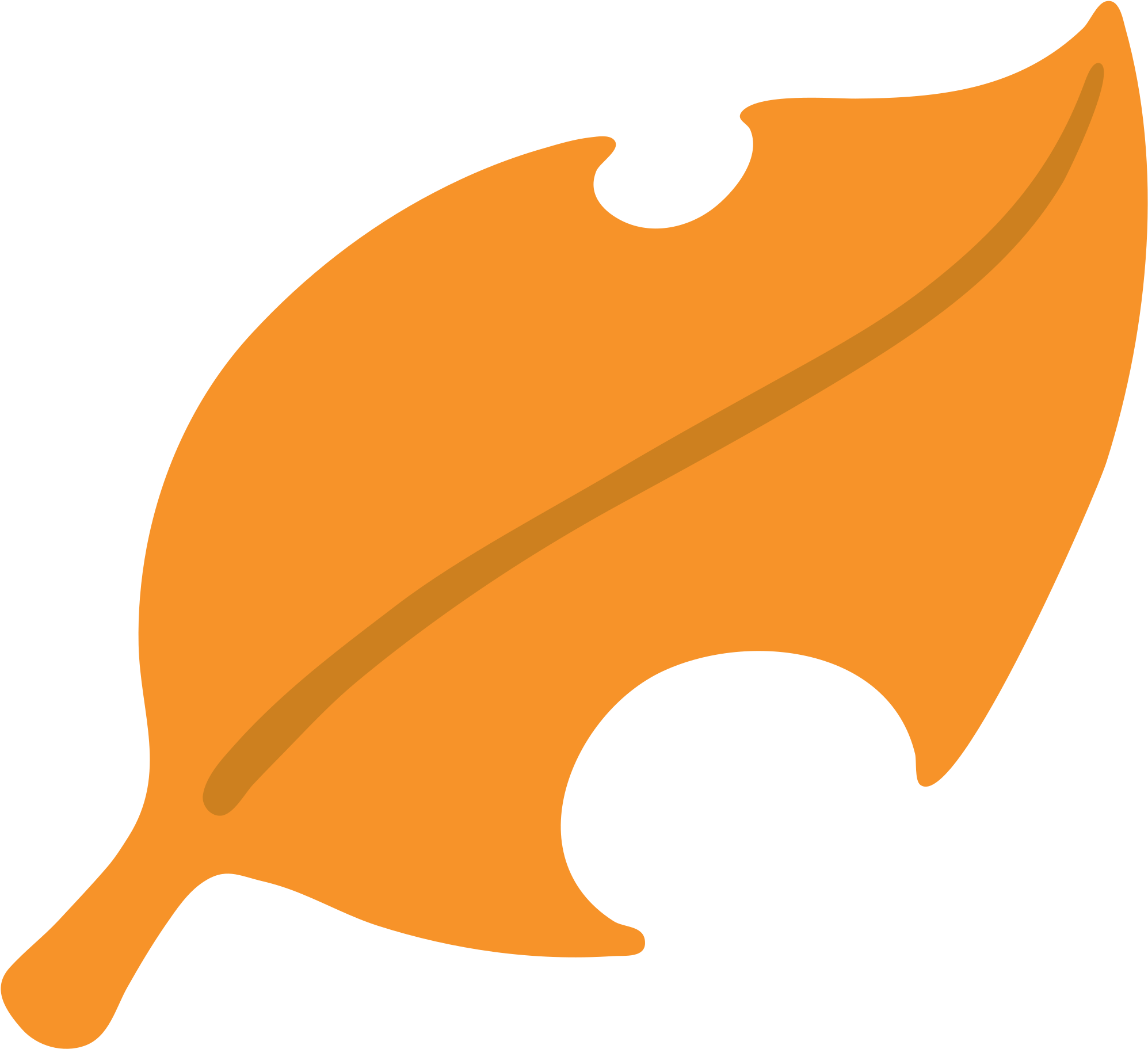 File Emoji U1f342 Svg Wikimedia Commons - Autumn Leaves Emoji Png (2000x2000), Png Download