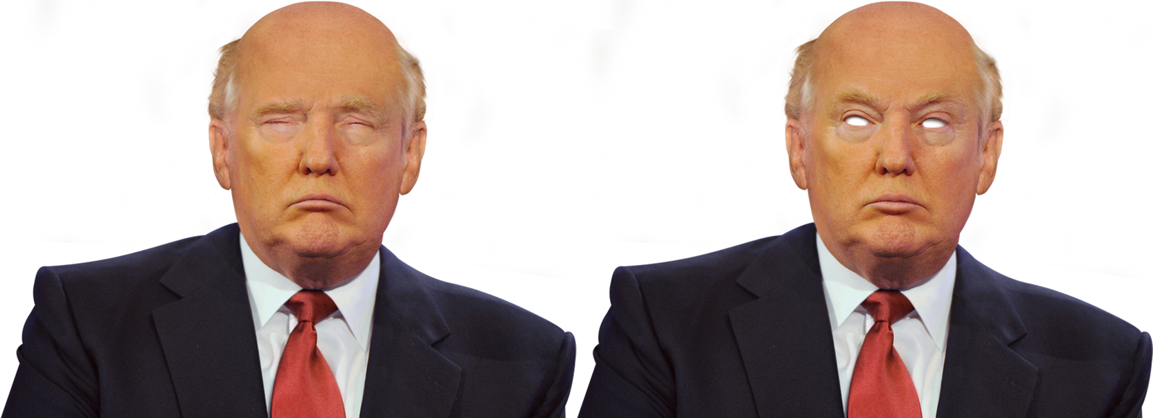The Body Sprite Is Pretty Terrifying - Donald Trump Pixel Sprite (1665x604), Png Download