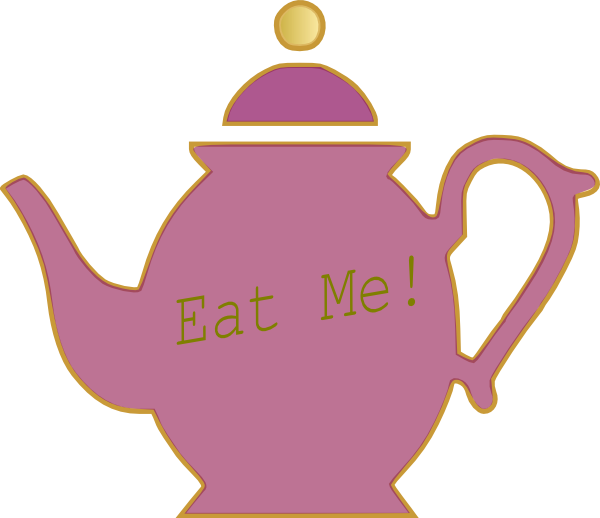 Alice In Drawing At - Teapot Drawing Alice In Wonderland (600x518), Png Download