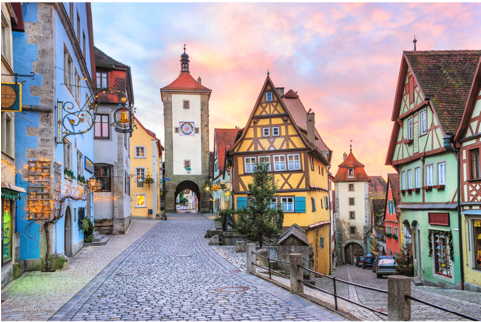 Rothenburg Ob Der Tauber - Perfect Locations In Germany (480x480), Png Download