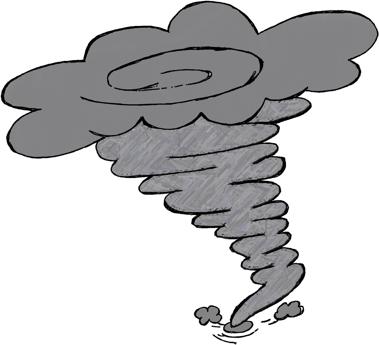 Tornado Png (1600x1463), Png Download