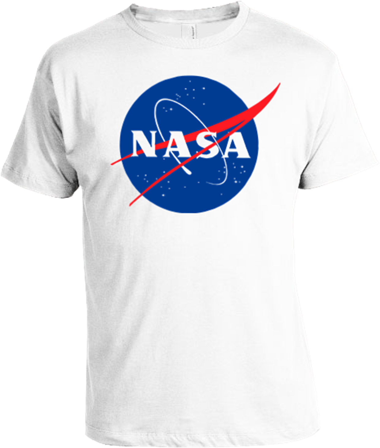 Nasa T Shirt White (1299x1655), Png Download