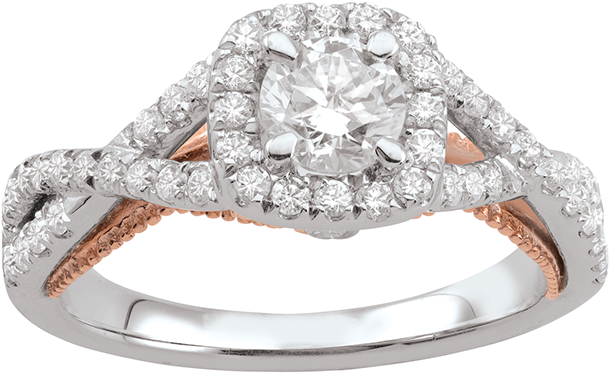 Choosing Your Diamond - Wedding Ring (730x553), Png Download