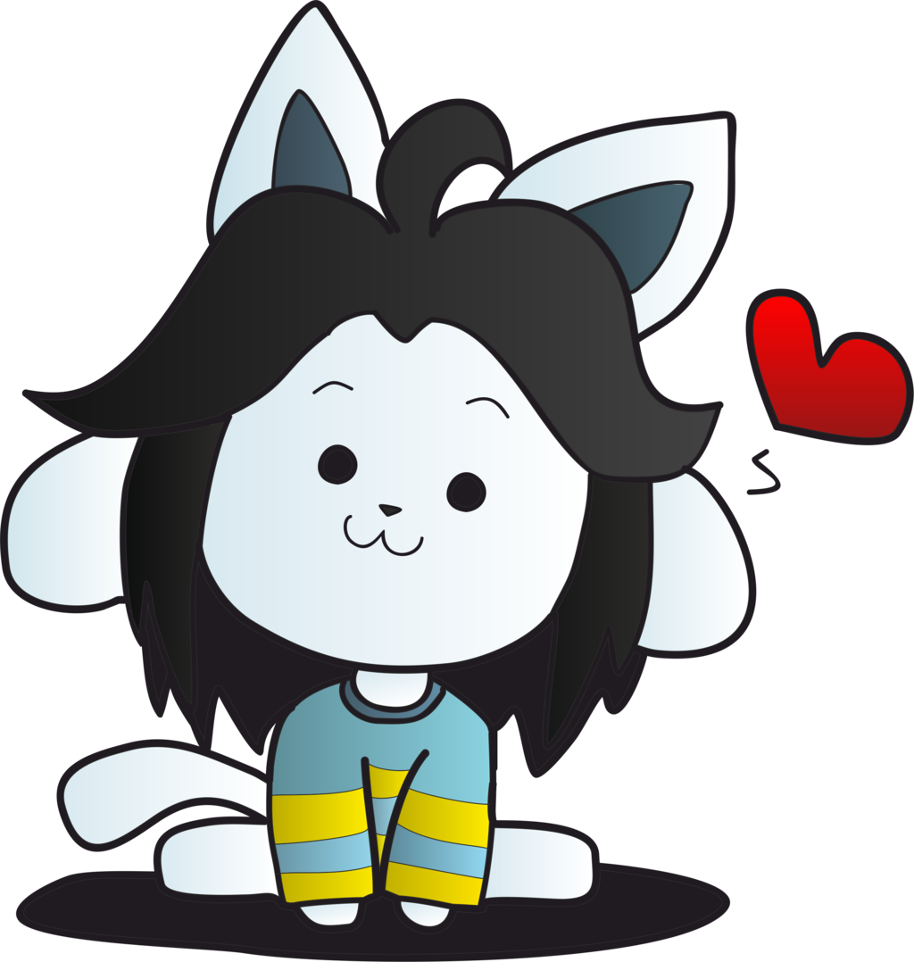 Picture Freeuse Image By Ilovegir D Elpal The Game - Temmie Undertale Png (1024x1078), Png Download