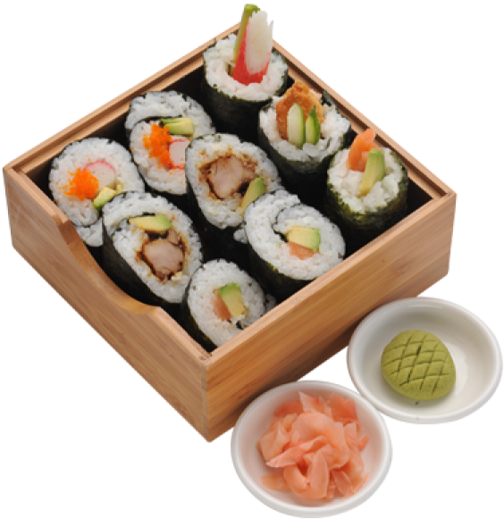 Transparent Picture Of Sushi (400x419), Png Download