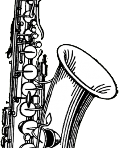 Saxophone Png Transparent Images - Tenor Saxophone Clipart (640x480), Png Download