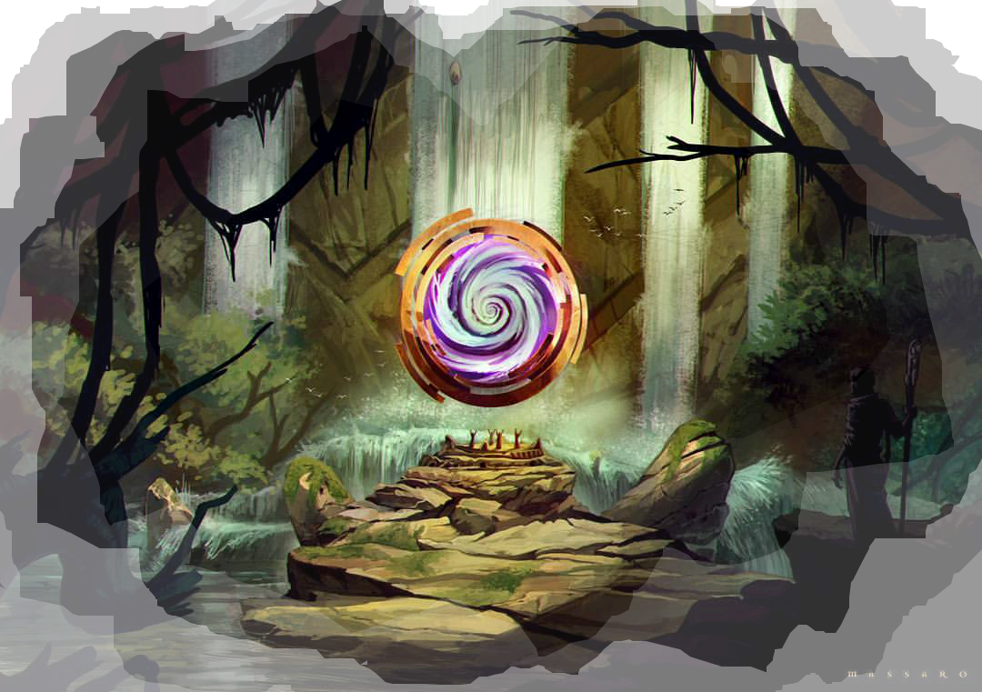 Arcane Odds - Painting (1080x761), Png Download