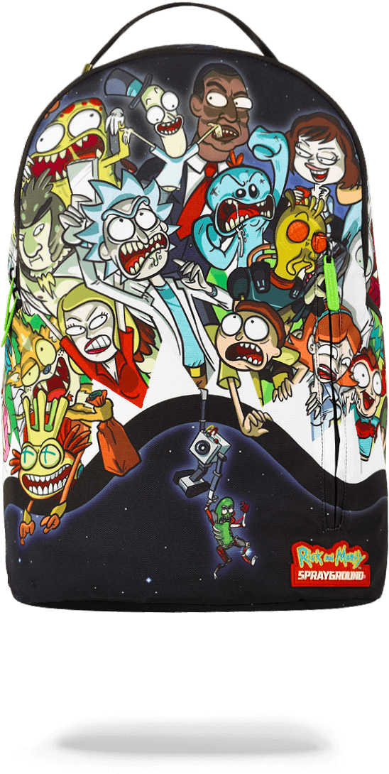 Portail Rick Et Morty Png - Rick And Morty Sprayground Backpack (802x1023), Png Download