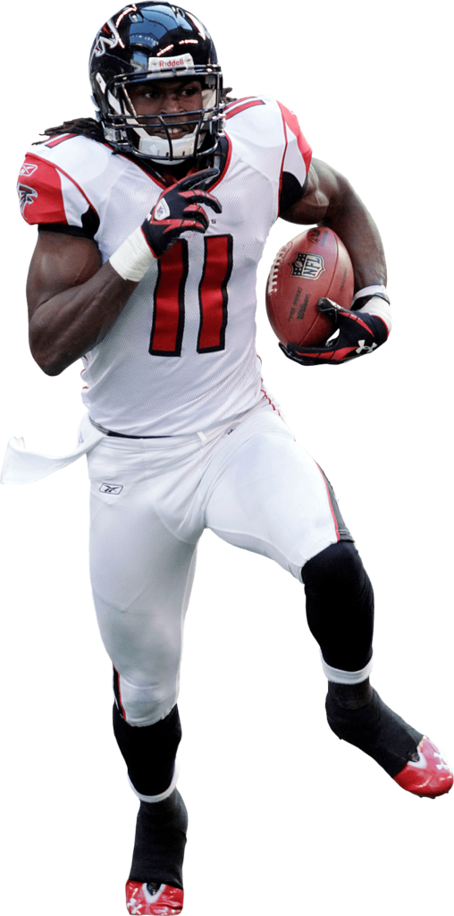 Atlanta Falcons Png Pic - Julio Jones Atlanta Falcons Png (508x1024), Png Download
