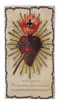 Sacred Heart Of Jesus Silver Round Necklace (400x400), Png Download